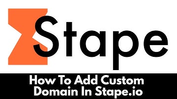How To Add Custom Domain In Stape.io (2025)