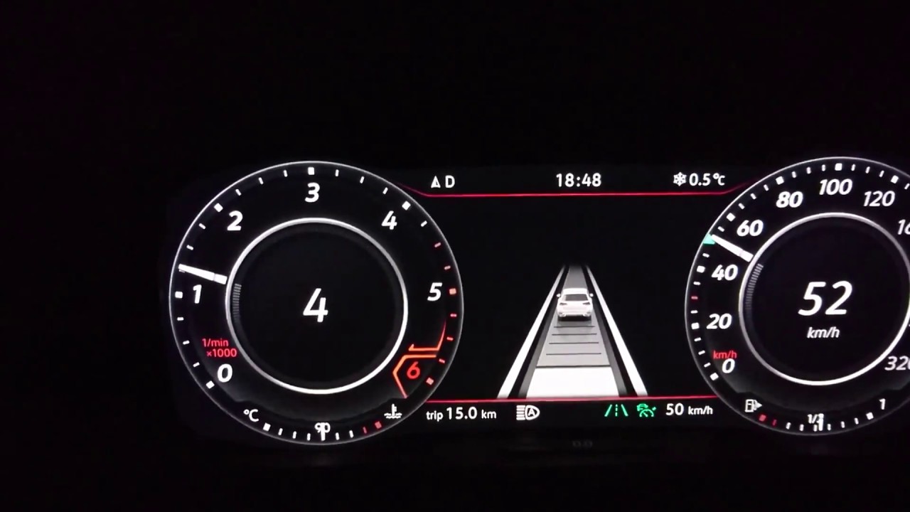 VW Predictive Adaptive Cruise Control PACC on Golf 7 YouTube