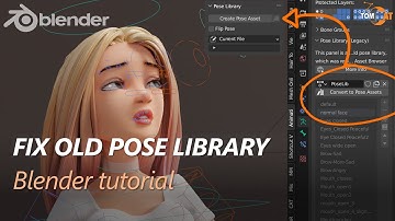 Fix Blender Pose Library