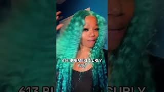 This 613 Burmese curly wig is teaaa ! #wig #wiginstall #colorhair #wigreview