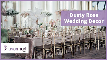 Dusty Rose Wedding Decor | Shop The Look | eFavormart.com