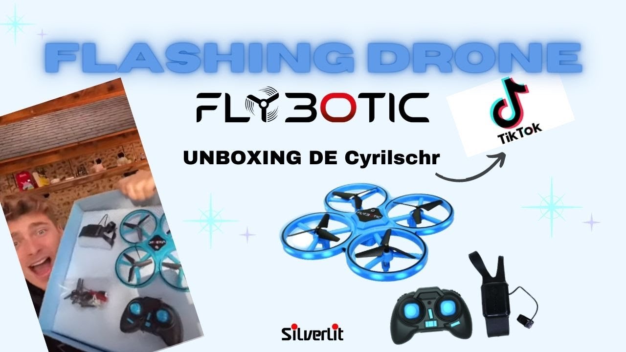 Flashing drone Flybotic : télécommande poignet