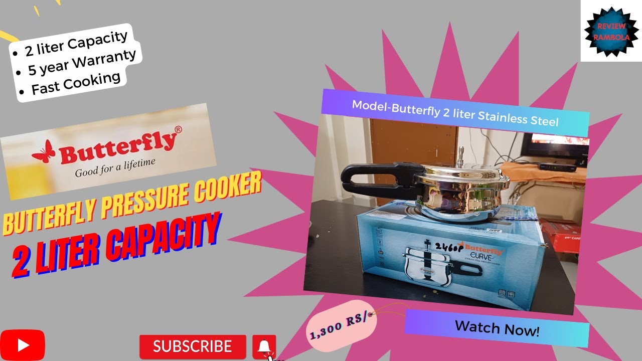 Butterfly Curve Stainless Steel Pressure Cooker Butterfly Induction