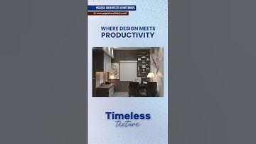 Modern Office Interior Design | Smart Storage & Timeless Texture | Yogesh Architects Lucknow