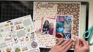 Double page layout created for 1 sketch 3 ways