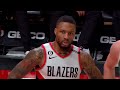 Damian Lillard Casually Hits Near Half Court Shot Vs Bucks With 12secs On Shot Clock 