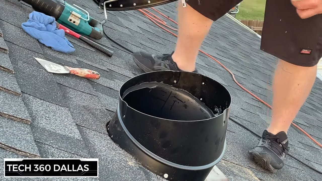 How to Install a Roof turbine - a step by step guide - YouTube