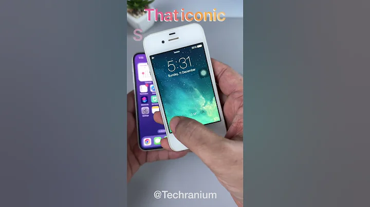iPhone 4 vs iPhone 13 mini #shorts - 天天要聞
