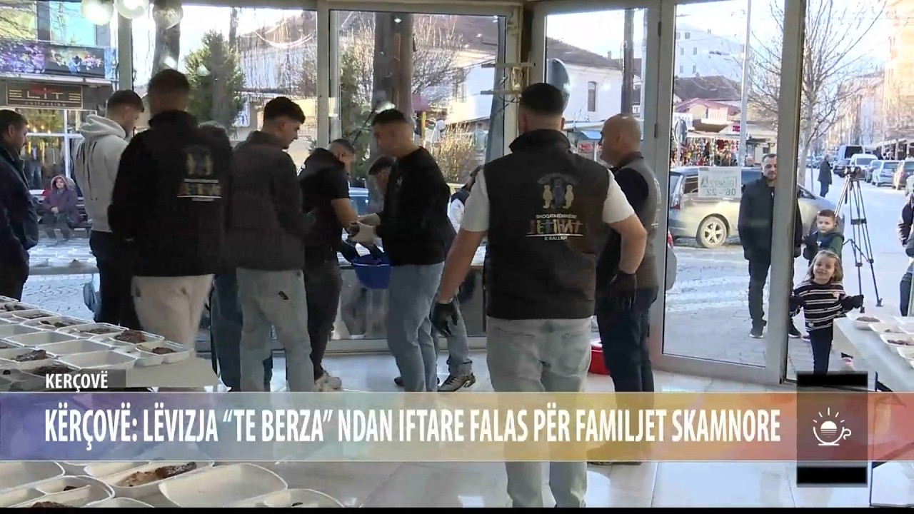 Kërçovë, Lëvizja “Te Berza” ndanë iftare falas për familjet skamnore - Ritmi i Ditës, TVM2