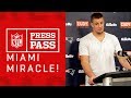 Best Post Game Sound from the Miami Miracle! | Patriots vs. Dolphins Week 14