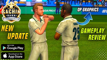 Sachin Saga Pro Cricket New Update Launched ! Enhanced Graphics & New Animations & Gameplay Review