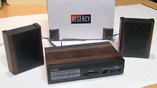 Exclusive Tiny & tinny: 1992 Regency compact stereo system Details
