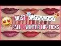 Top 11 DRUGSTORE Lipsticks for Fall & Winter 💋 LIP SWATCHES