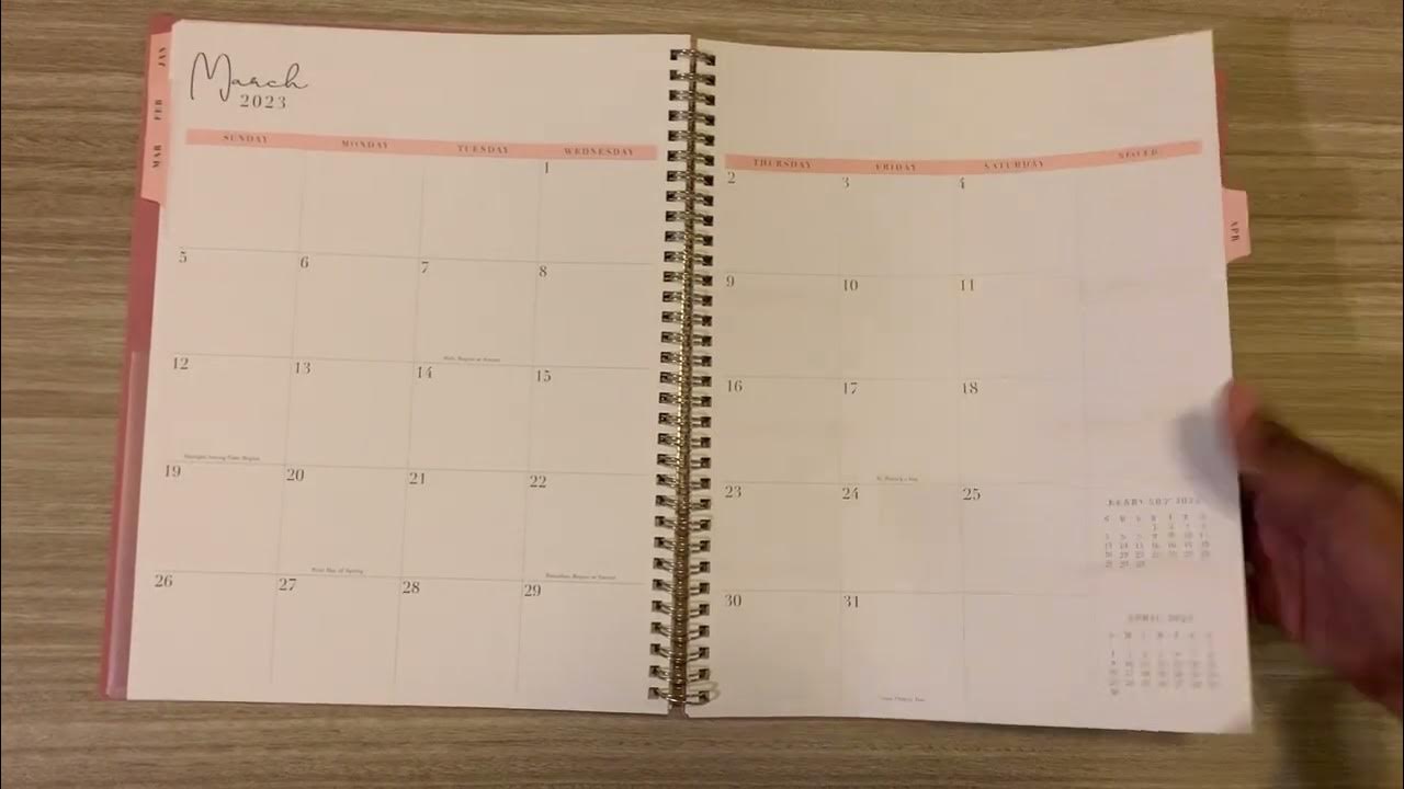 Best planner for 2023. Blue Sky Planner 20223 YouTube