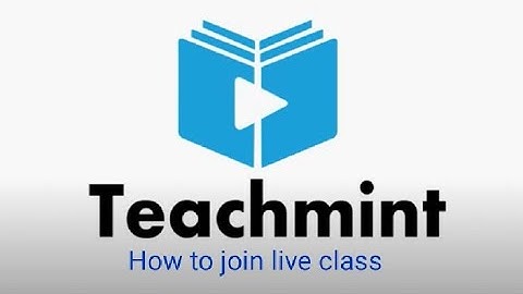 How to join live class in teachmint app.
