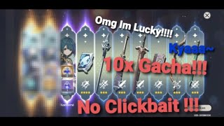 Get two 5 stars in 10 times pull on Eula's banner