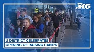 University District buzzes with excitement after opening of Raising Cane's