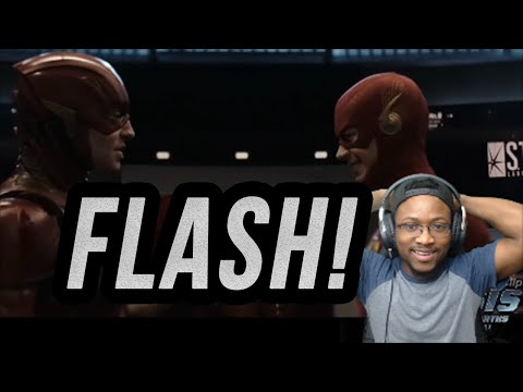 DCEU Flash Ezra Miller meets DCTV Flash - Reaction