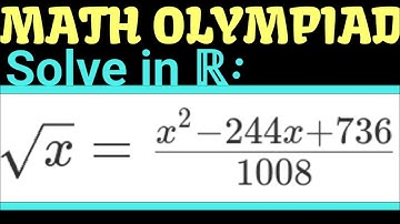 Math Olympiad: A Nice Algebra Problem@AyaansMath