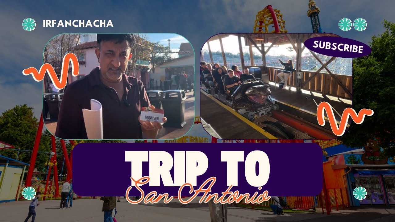 Rv Trip for six Flags to San Antonio | Irfan Chachu with his family