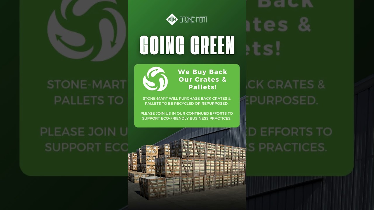 Stone-Mart is going GREEN! ♻️