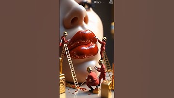 AI Makeup 💄 : AI generated video #aiart #makeup #ai #lipstick #lipsticklover #foryou #youtubeshorts