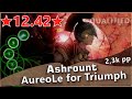 Ranked new highest star rating map in osu  ashrount  aureole for triumph final