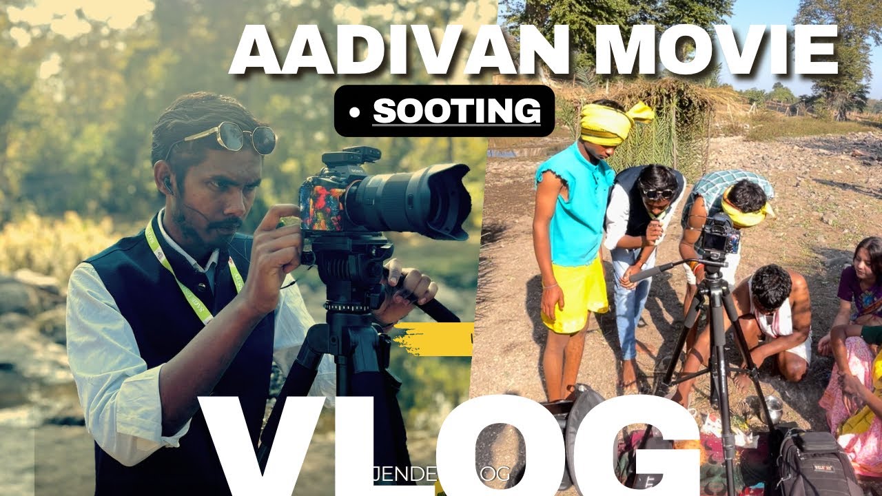 Aadivan movie sooting 🎥 vlog fast day jhopdi created ￼ 
