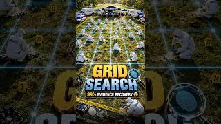Grid menthod of searching evidences #gridsearchmethod #evidence #forensicscience #crimescene #prints