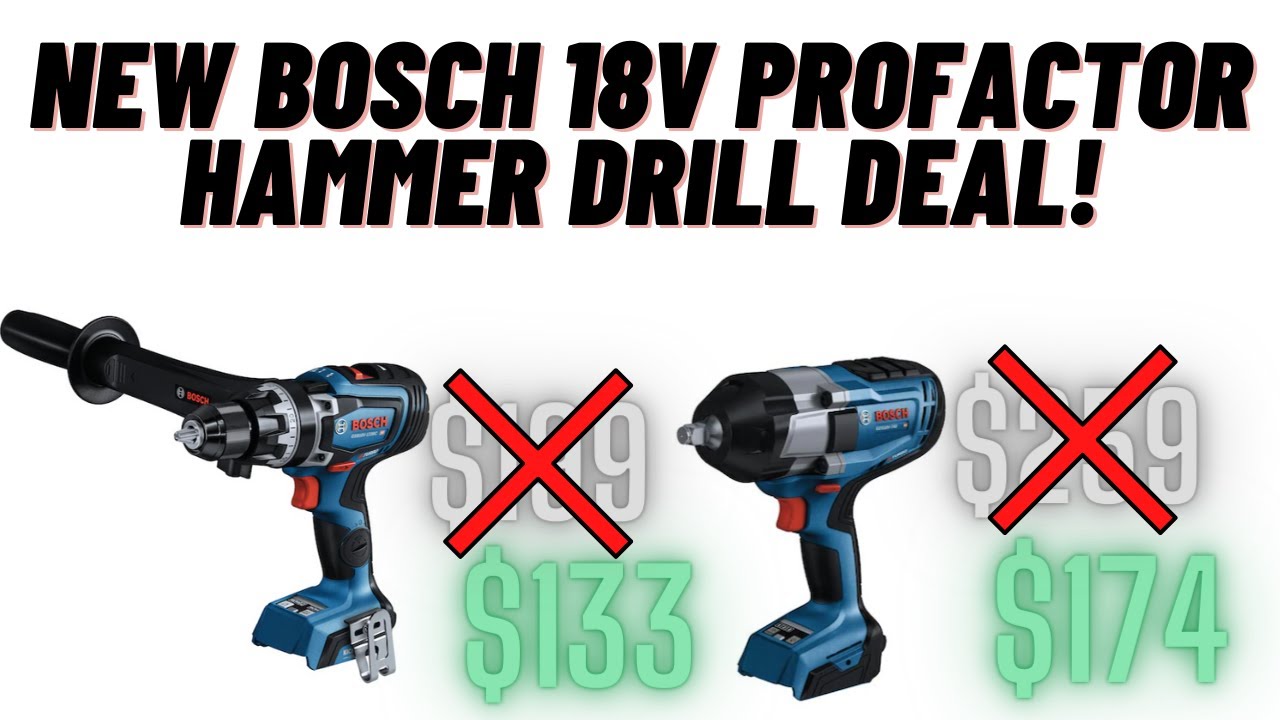 New Bosch Profactor Hammer Drill Deal! Lowes Bosch Buy More Save More 🔥