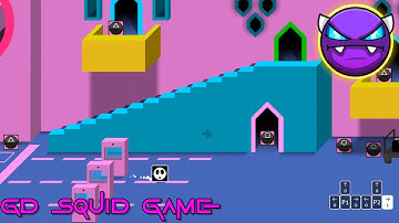 ( Easy Demon Platformer ) | GD Squid Game by Androxma | Geometry Dash 2.2