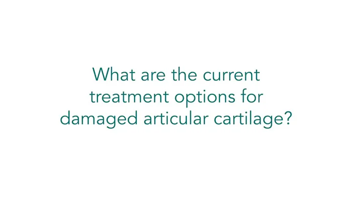 What are current treatment options for damaged articular cartilage? | GelrinC Implant | SAGE Study