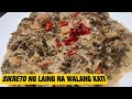 #laingrecipe PAANO MAGLUTO NG LAING NA WALANG KATI? (DRIED TARO LEAVES IN COCONUT MILK)