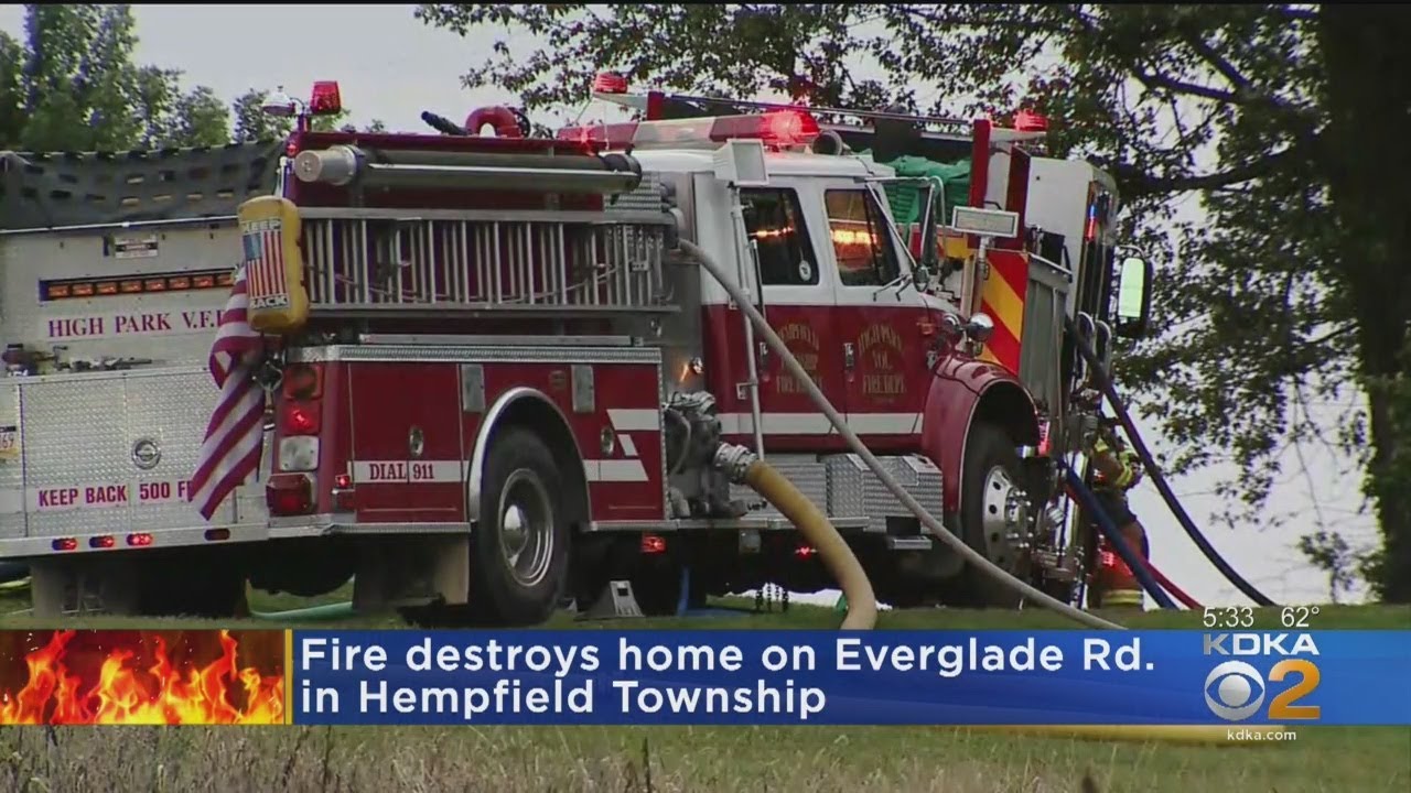 Crews Battle Working House Fire In Westmoreland Co. - YouTube