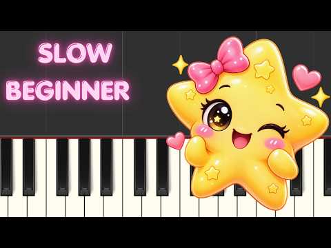 Twinkle Twinkle Little Star | BEGINNER PIANO TUTORIAL#piano