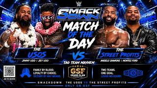 Who wants the SMOKE? | The Usos vs The Street Profits | GSF Smackdown | WWE 2k Simulation