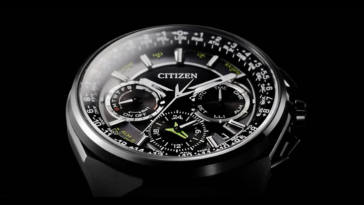 CITIZEN Eco-Drive SATELLITE WAVE F900 - YouTube