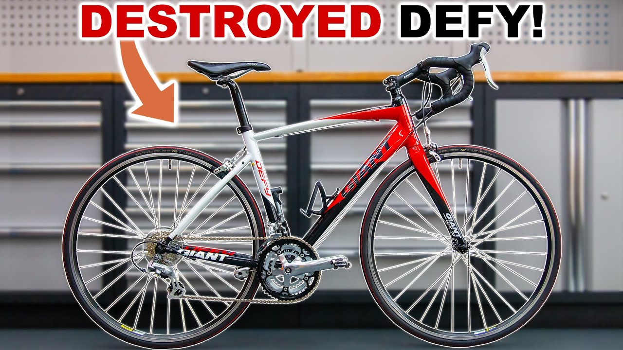 Bicycle Giant Defy 2009 How We Restored This Wrecked Giant Defy