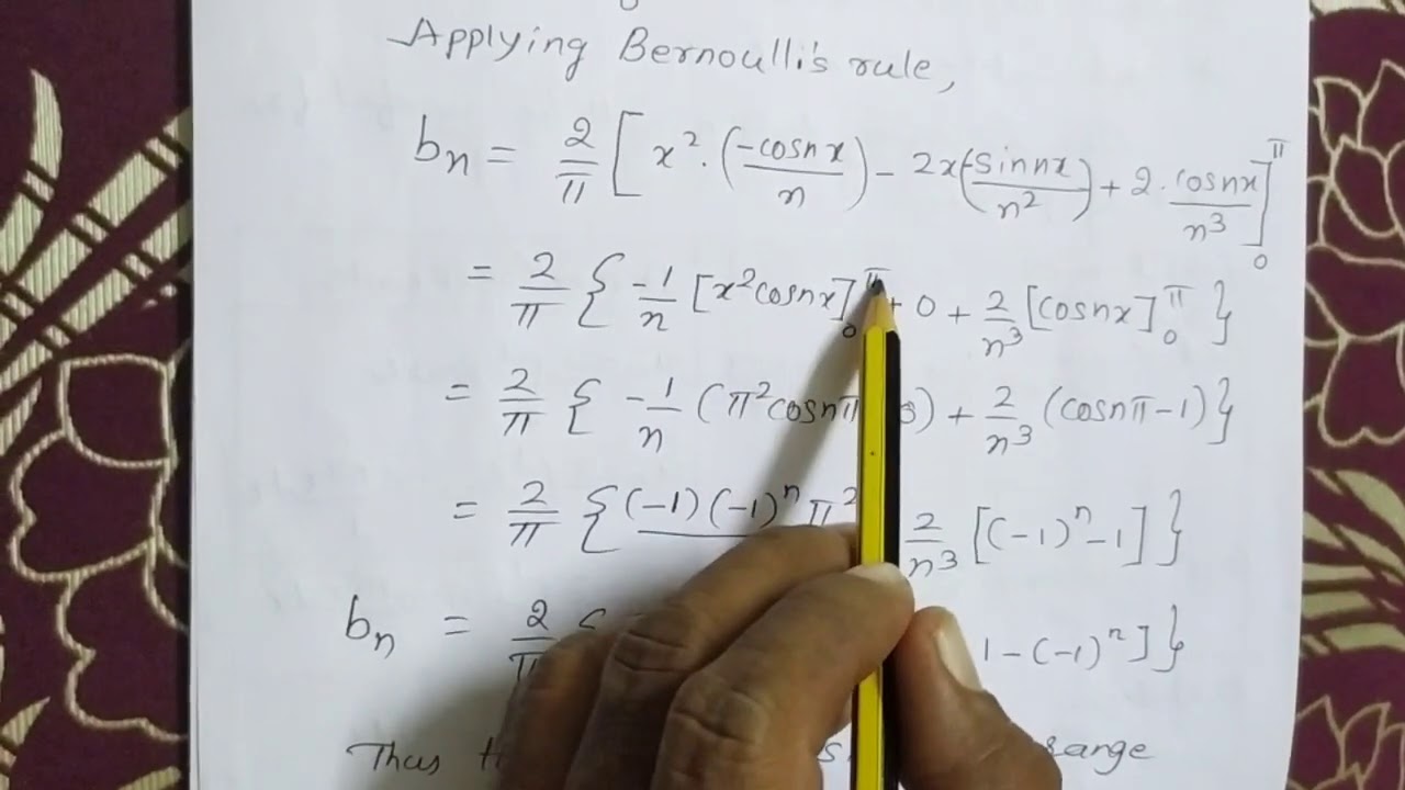 18MAT31 Half Range Fourier Series by Prof.Madan Talekar - YouTube