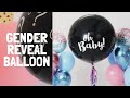 Gender Reveal Balloon DIY// Baby shower balloon DIY