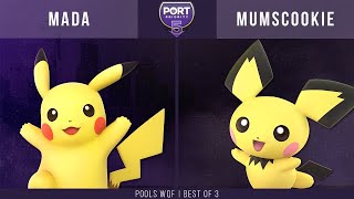 Port Priority 5 - Mada (Pikachu) vs. MumsCookie (Bayonetta, Pichu) - Pools WQF