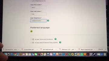 Track & Trace Application Process