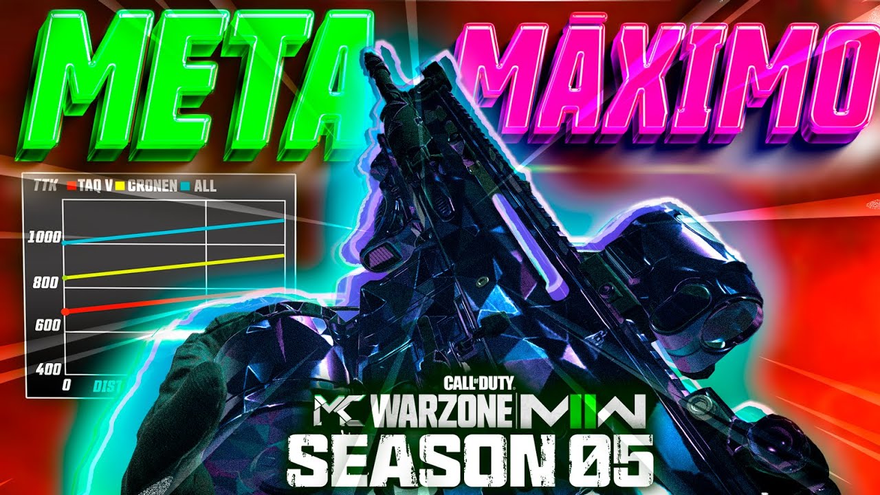LA TAQ V es el META ABSOLUTO y REVIENTA WARZONE 2 en la TEMPORADA 5 ...