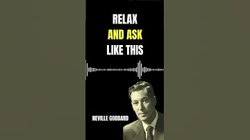 Start ASKING The Universe Like This, It Is Done - Neville Goddard #shorts #world #manifestation