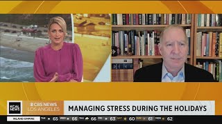 A conflict resolution expert discusses best ways to manage stress at the workplace during the holida