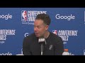 Mitch Johnson talks Fox and Harper injuries, turnovers, and performance after a game two loss