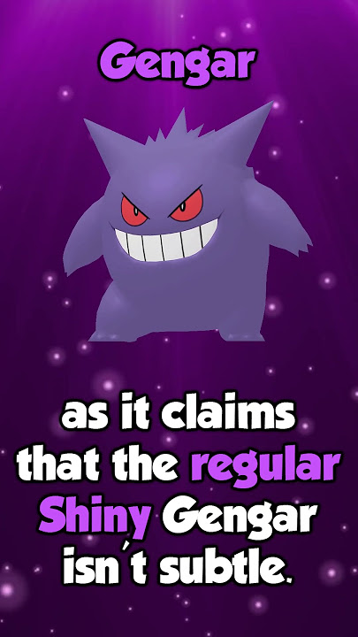 The Games That Ruined Shiny Gengar #shorts #pokemon #shinypokemon 