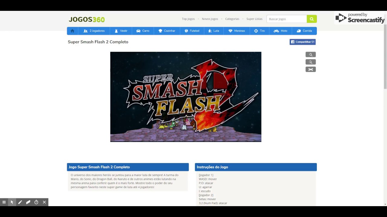 Jogue Super Smash Flash no Jogos 360