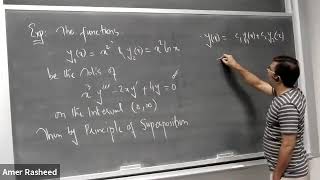 MATH210 - Lecture - 13 - Linear - Homogeneous ODEs - Fundamental Set of Solutions - General Sols