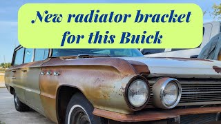 Fabricating a new radiator bracket for this 1962 Buick Invicta